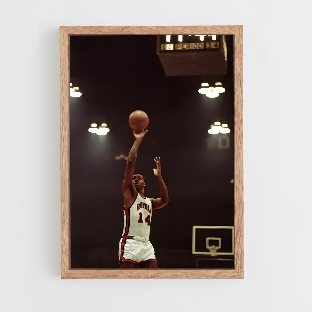 Poster Oscar robertson shooter – affiche Basketball (vue 4)